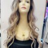Isabella Wig,front Lace 100%tangable fiber with realistic parting Tongable 200c